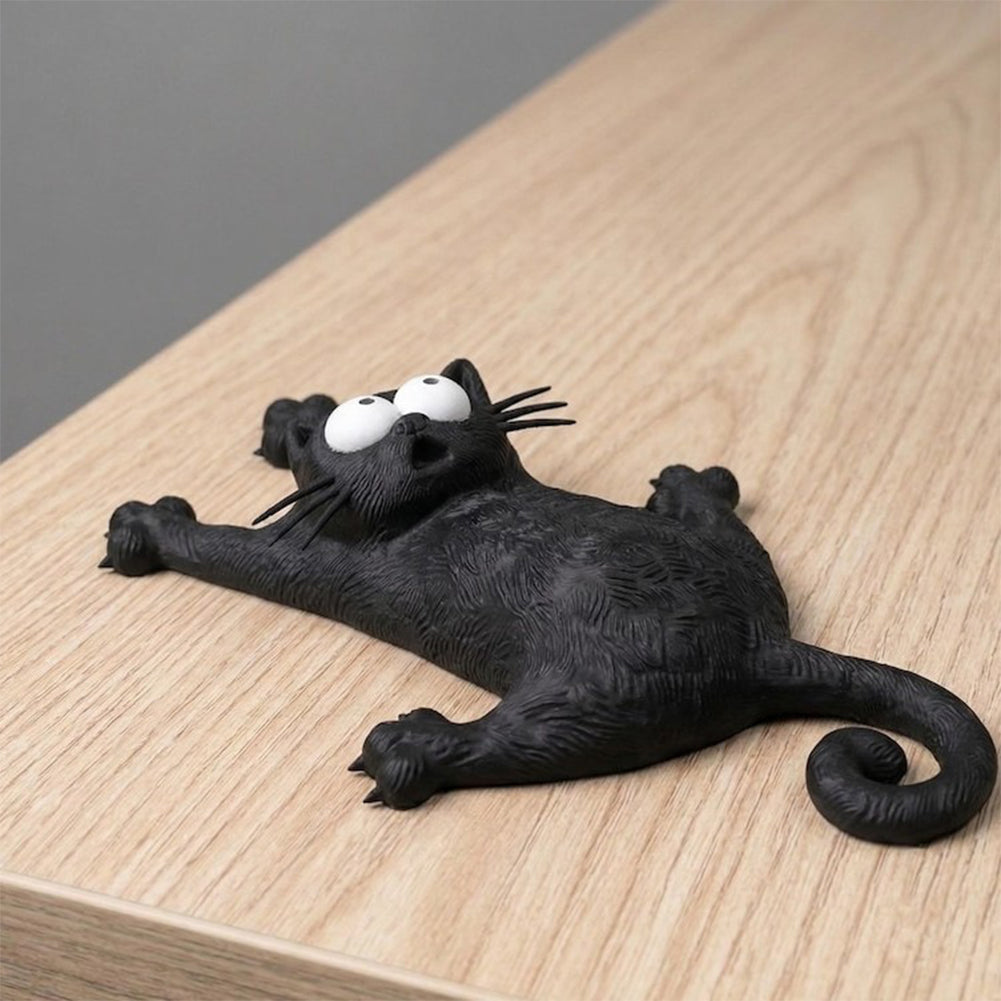Personalized Black Cat Fridge Magnet