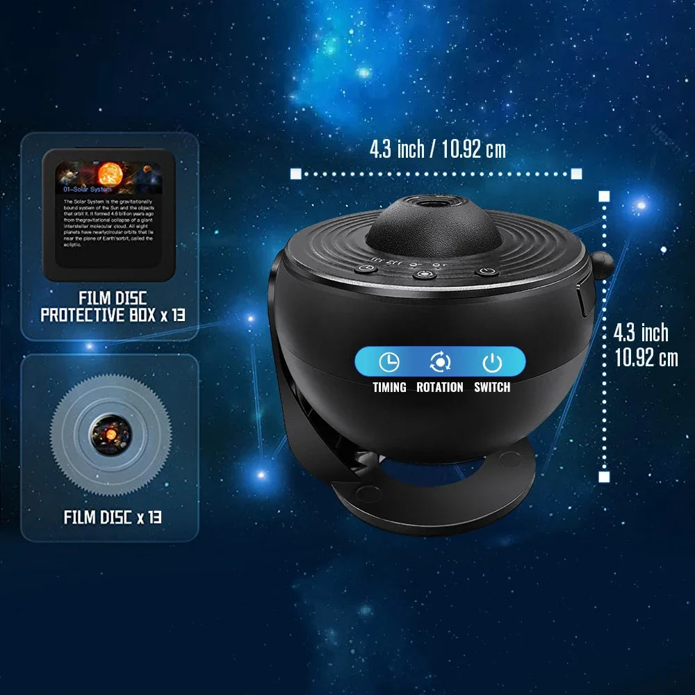 13 IN 1 Star Projector, Galaxy Night Light Projector for Bedroom
