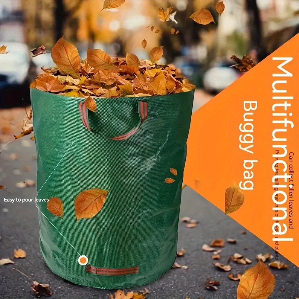 Heavy-Duty PP Garden Waste Bags With Industrial Fabric Handles