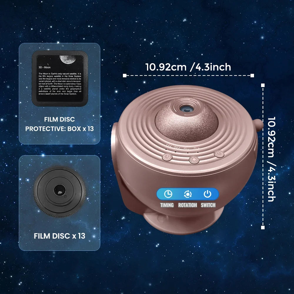 13 IN 1 Star Projector, Galaxy Night Light Projector for Bedroom