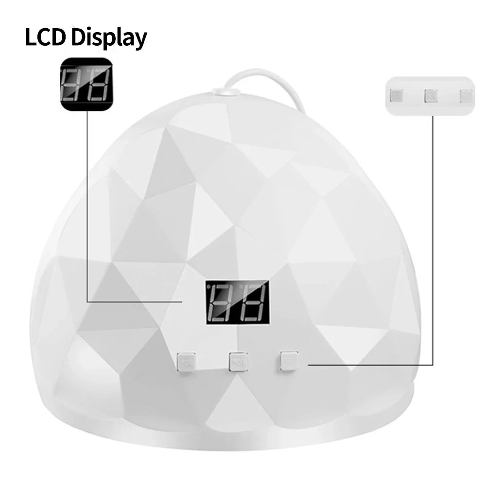 LULAA Nail Dryer Lamp UV Light For Nails Eyes Protection UV Lamp for Gel Nails Gel Nail Polish Curing Dryer Home Salon Tool