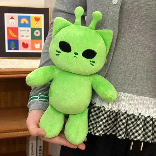 Cute Alien Cat Plush Toy Super Soft Plushie Dolls Kawaii Stuffed Animal Pillow Home Decor Couple Gift for Child Companion Gift