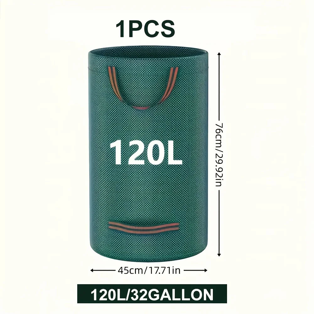 Heavy-Duty PP Garden Waste Bags With Industrial Fabric Handles