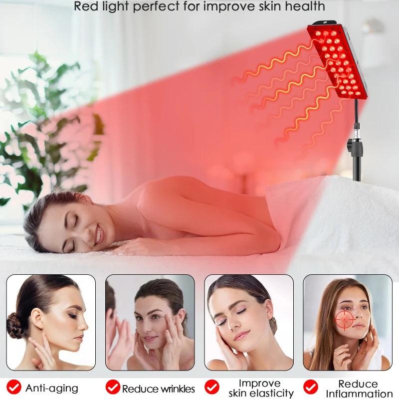 Red Light Therapy Lamp – 660nm & 850nm Full Body Panel