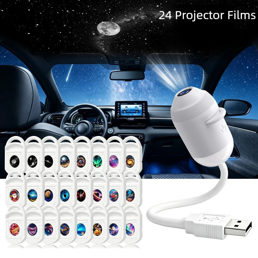 Starry Night Light Projector - Bedroom Ambiance