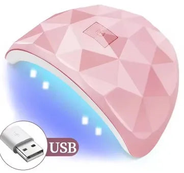 LULAA Nail Dryer Lamp UV Light For Nails Eyes Protection UV Lamp for Gel Nails Gel Nail Polish Curing Dryer Home Salon Tool