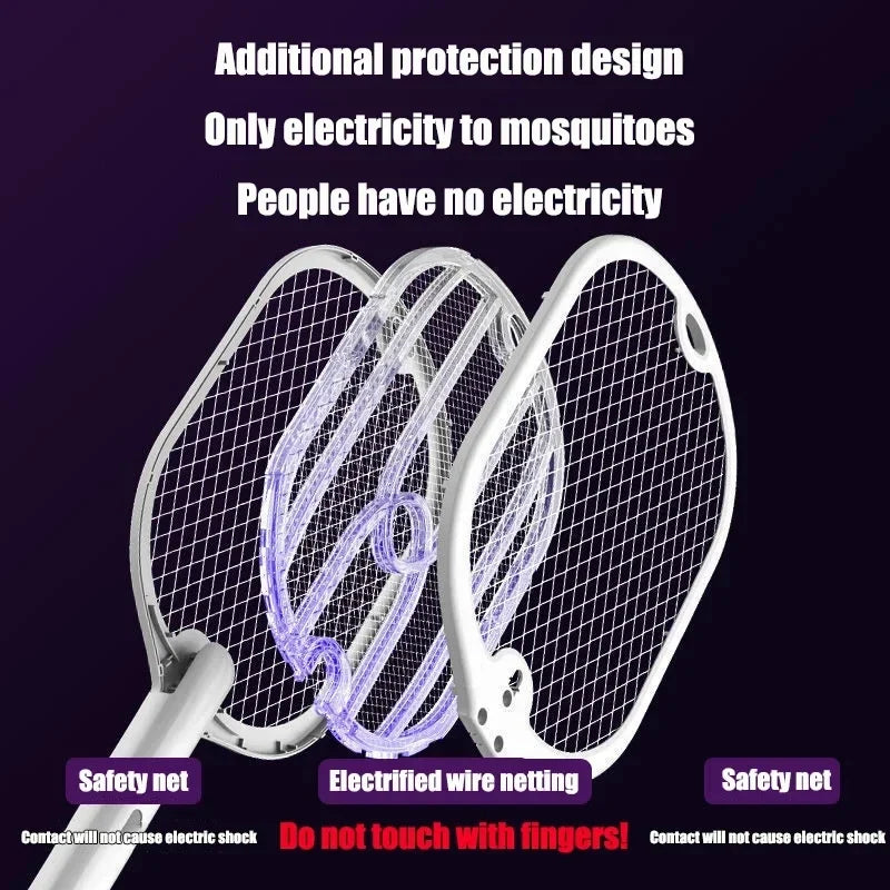 ZapAway 3 in 1 Bug Zapper Racket and Mosquito Lamp