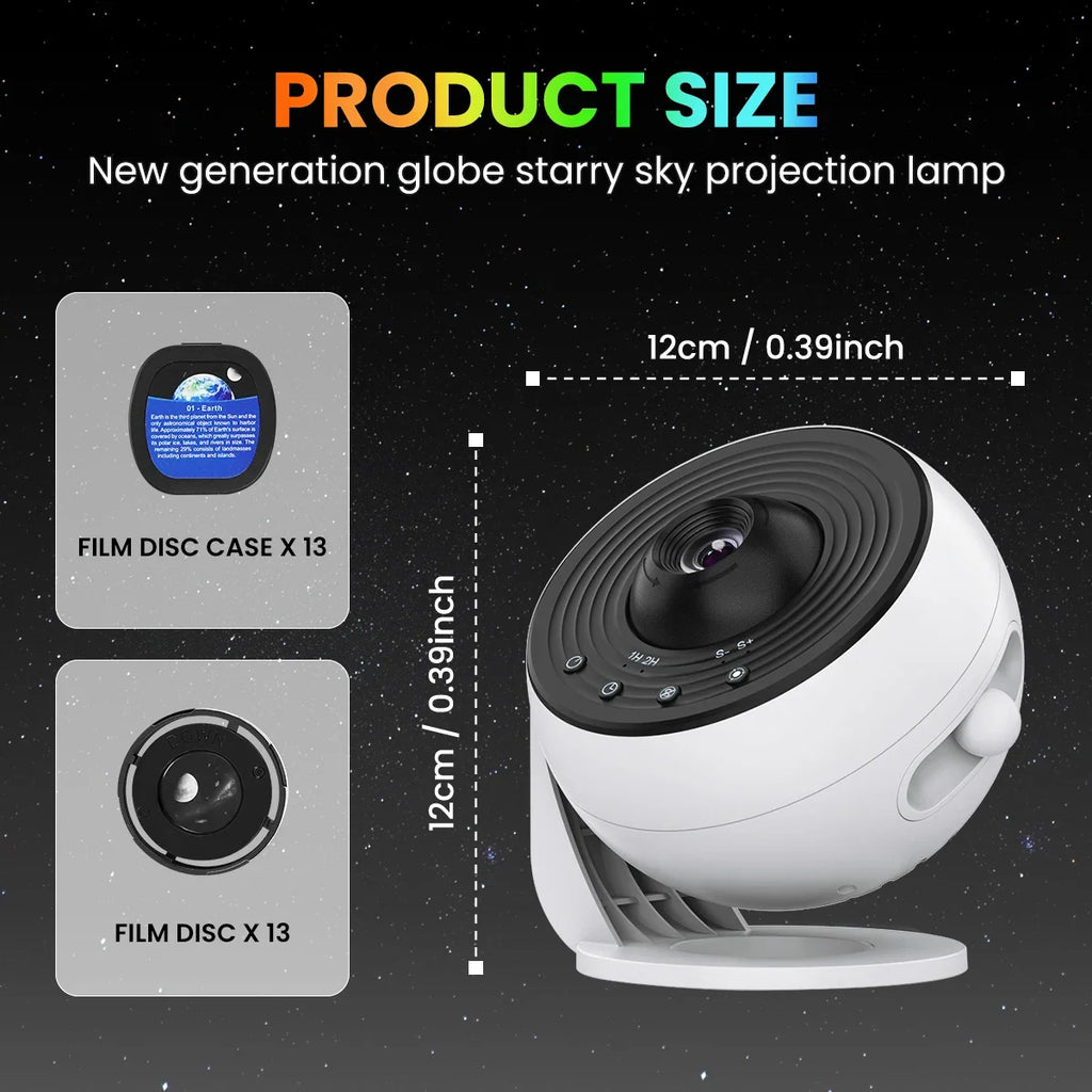 13 IN 1 Star Projector, Galaxy Night Light Projector for Bedroom