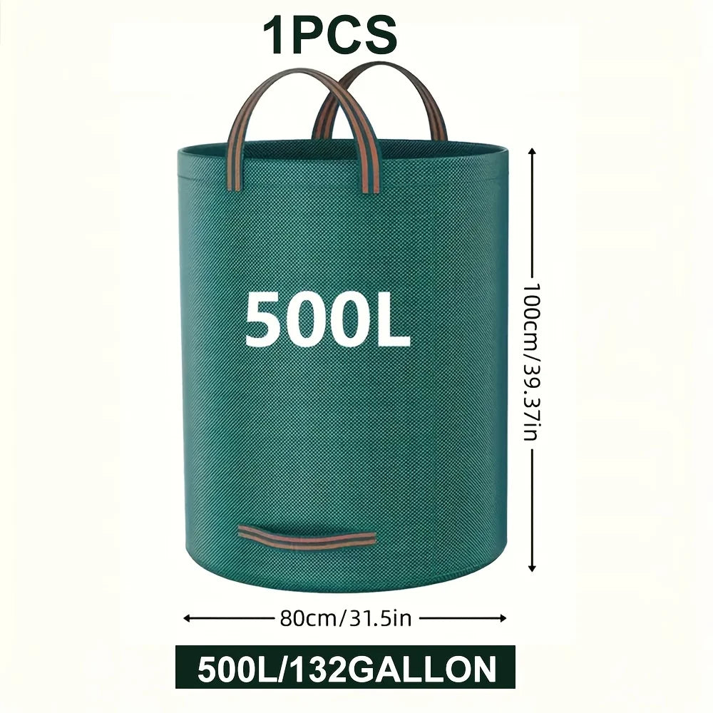 Heavy-Duty PP Garden Waste Bags With Industrial Fabric Handles