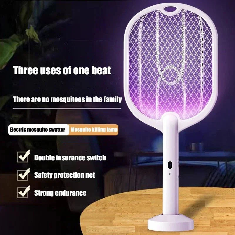 ZapAway 3 in 1 Bug Zapper Racket and Mosquito Lamp