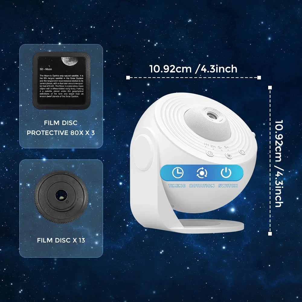 13 IN 1 Star Projector, Galaxy Night Light Projector for Bedroom