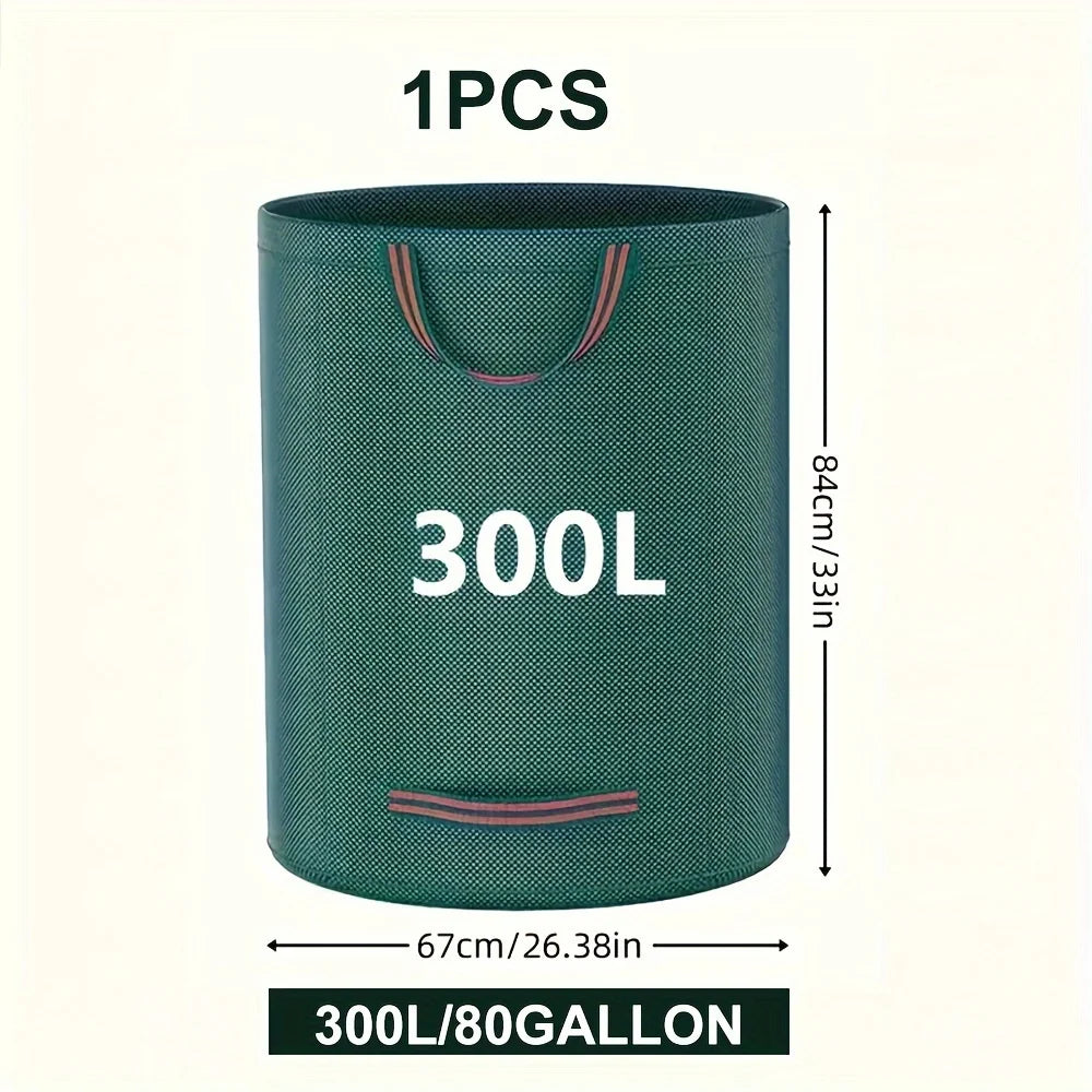 Heavy-Duty PP Garden Waste Bags With Industrial Fabric Handles